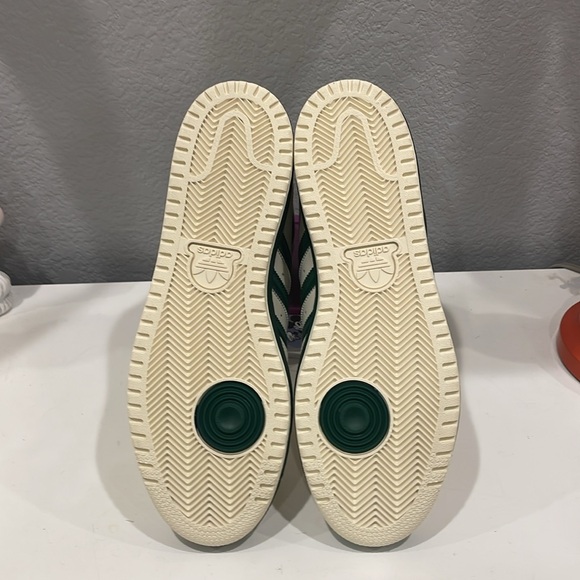 ADIDAS ORIGINALS-Top Ten RB Men’s High Top Sneaker Off White/Dark Green sz 11.5 - Picture 3 of 5